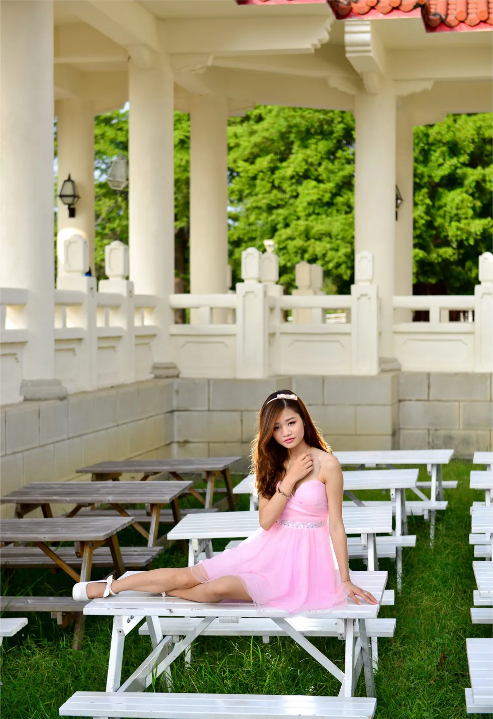 [Mzsock] NO.169 Zhang Yuanzhen, pink dress, high heels and beautiful legs street photography#[105P]-78