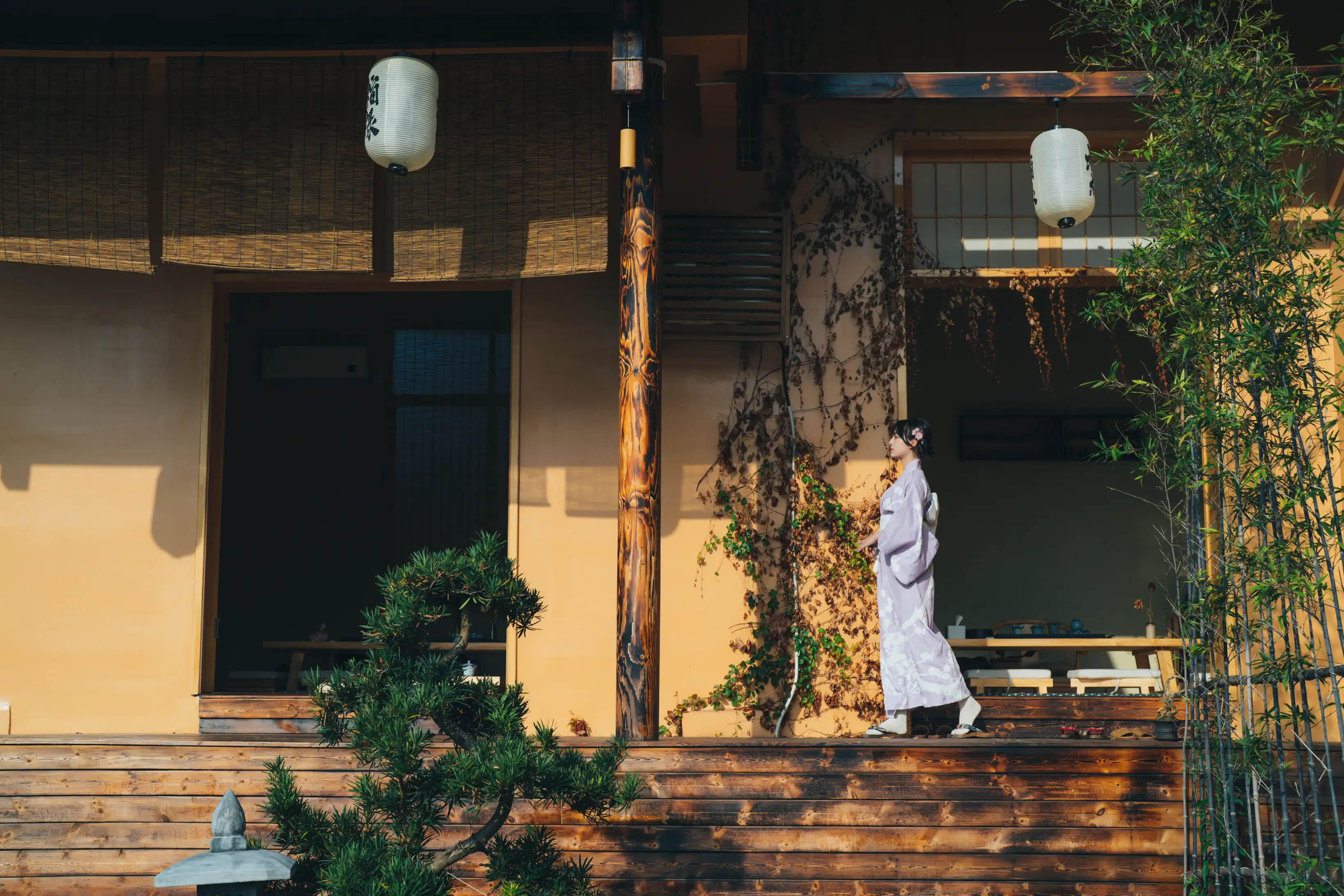 [YITUYU] 2022.02.09 Vol.772 – Japanese style story, photo of a girl in a Japanese garden dudu#[56P]-45